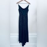 City Triangles Vintage Made In USA black Sparkle Cowl Neck 90s Y2K  Formal dress Photo 2