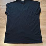 Lacoste  women's black 100% cotton t-shirt size 38 Photo 6