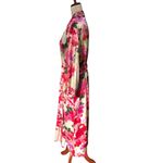 NWT Natori Sofia Kimono Robe in Chanpagne Winter White Floral Robe S Photo 6