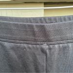 Talbots  Black Elastic Waist Rayon Nylon Knit Blend Straight Leg Zip Cuff Size L Photo 4