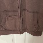 Disney  parks Mickey Brown Zip-Up Hoodie 55 anniversary fleece lined size medium Photo 2