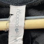 Ideology  Womens Soft Velour Drop Shoulder Hoodie 3X Plus Size Black Sweatshirt Photo 4