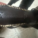 BCBG Maxazria Sexy Snakeskin Leather Strapped Studded Stiletto Heels 9 Thera Photo 2