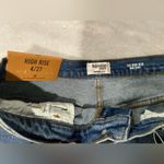 Kensie Size 4 Vintage Luxe The High Rise Midi Skirt Front Slit Denim Jean Photo 12