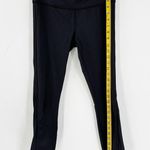 Lululemon Black Mid-Rise Elastic Waistband Pull-On Ankle Leggings Size 6 FLAWED Photo 8