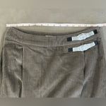 NWOT Boden Cinnamon Corduroy Skirt with Side Buckle‎ Detail Women's Size 6R Gray Photo 4