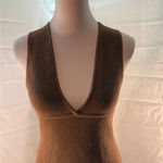 House of Harlow  1960 Brown Ribbed Midi Dress Photo 2