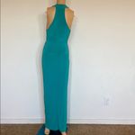 Cameo Elegant Teal Evening Gown Photo 5