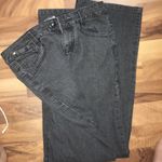 Faded black/gray jeans wide leg Size 8 Photo 1