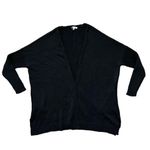 Skinnygirl Sundazed Open Front Oversized Cardigan w/ Pockets Black Sz Medium Photo 7