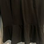 French Connection  Black Long Sleeve Peplum Top Size Medium Photo 1