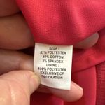 Kay Unger New York Fuschia Pink Textured Quilted Side Ruched Dress Size 8 Gold Photo 3