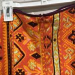 Free People NWT boho retro Cleo Wrap Skirt in Rust Combo Size 8 Photo 4