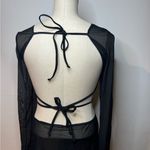 Fashion swim Solid Color Hollow Out Backless
Knotted Cover Photo 4