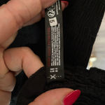 Free People NWT  Black Ruched Stretchy High Neck Mini Dress Women's size Small Photo 8