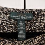 Ralph Lauren Vintage Lauren Jeans Co  Marled Bateau Black Tan Sweater Size Medium Photo 1