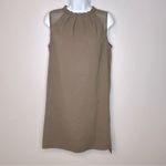 All Saints Jay Sleeveless Pleated Dress in Camo Green Size M Photo 3