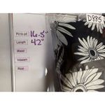 Made‎ In Italy Womens XS 100% Linen Dress Blue White Floral Sleeveless Belted Photo 3