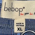 Bebop Nordstrom Grommet Metal Hardware Sleeveless Blue Plaid Mini Dress XL Photo 4