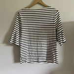Ellison NWT  striped bell sleeve top Photo 6