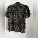 Pierre Cardin Vintage  Women’s Top Size M 80s 90s Animal Print Mock Photo 3