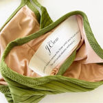 J.Crew  Wide rib curved waist cheeky string bikini bottom tortoise rings S NWT Photo 4