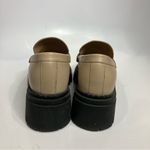 Free People  Lyra lug sole loafers tan Leather‎ black womens size 36.5 trendy Y2K Photo 4