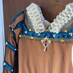 Etsy Gold/blue Renaissance gown Photo 4