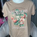Strawberry Shortcake Tee Tan Size XL Photo 0