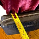 Michael Kors Perforated Black Saffiano Crossbody with Silver Chain Leather Strap Photo 4