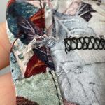 Floral Dress Long Sleeve Scoop Neck Elaborate Pattern Print Sheath Leafy Women Pink Size XXS Photo 9