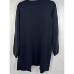 J.Crew 365 Cardigan Blazer Open Long Women's Size M Black Merino Wool Blend Size M Photo 6