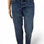 Oliver Logan  Eco-Friendly Denim Jeans Size 30 Button-fly Dark Aged Vintage Wash Photo 0