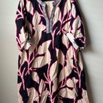 Ashley Stewart  Women’s Floral Linen Blend Midi Dress Size 18/20 Photo 0