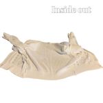 EL JEUNE VINTAGE JAPANESE CREAMY WHITE POMPOM ACCENT V NECK CARDIGAN SWEATER (L) Size L Photo 9