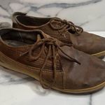 Merrell | Women's Brown Leather Comfort Outdoor Ashland Oxfords Sz 9.5 FLAW Photo 0