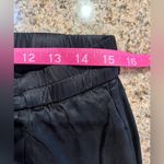 ENZA COSTA Pleated Satin Pants Pockets| Black 3/Large NWOT Sold Out Photo 5