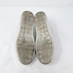 P448 [] Thea Platform Lace Up Low Top Sneakers White Gray Sparkle Tweed Size 40 Photo 11