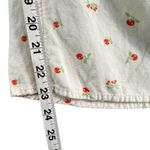 Anthropologie  Feather Bone Pants Womens 4 Cream Red Cherries Talese Wide Leg Photo 10