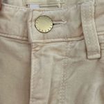 L'Agence Women's Cream High Rise Ankle Slit Velvet Pants Size 25 Photo 7