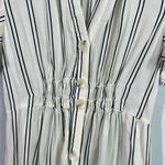 ZARA  striped button down casual lightweight dress size small Photo 5