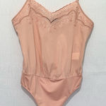 EXPRESS Pink Lace Trim Chemise Photo 0