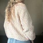 Altar'd State Altar’d State Rainbow Confetti Sherpa Button Up Wubby Jacket Size L Photo 3