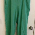 Alfred Dunner  Women’s Pants Size 16 Green Elastic Waist Wide Leg Pull on $5 Photo 0