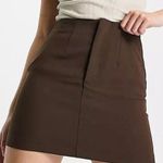 Pull & Bear  Brown 70s Mini Skirt Photo 2