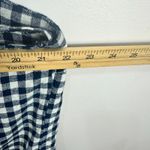 Old Navy Tank Top XL Tall Navy Gingham Linen Blend Preppy Cottagecore Minimalist Photo 5