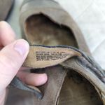 TAOS Bravo Mary Jane Shoes MJ Womens 11 EU 42 Leather Comfort Taupe Button Strap Gray Photo 7