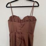 House Of CB   'Myrna' Chocolate Satin Corset Slip Dress NWOT Size S‎ Photo 8