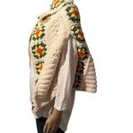 Handmade Granny Square Capelet Crochet Wrap Open Front 70s Style One Size Photo 1
