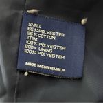 Mackintosh New England Anorak Jacket Striped Hood Snap Front Navy 2X Blue Photo 3